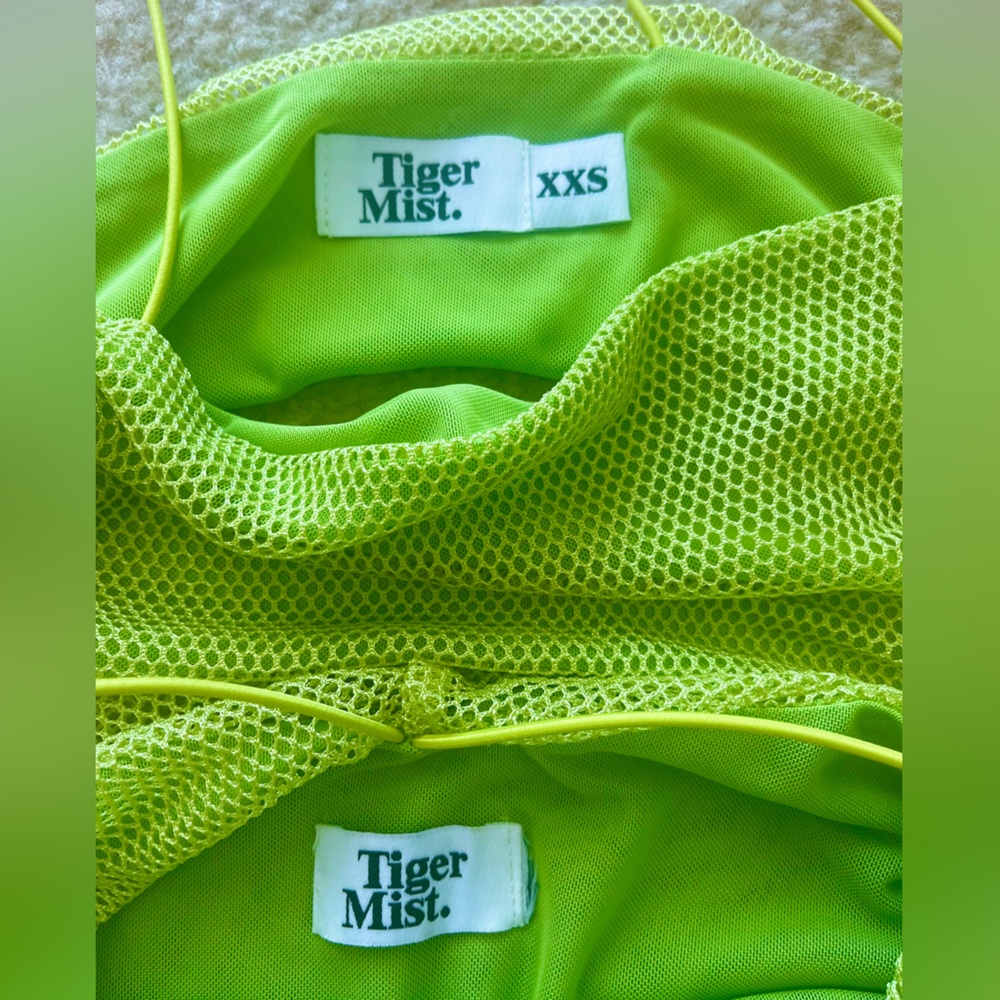 Lime Green Women's Skirt - Picture 4 of 4